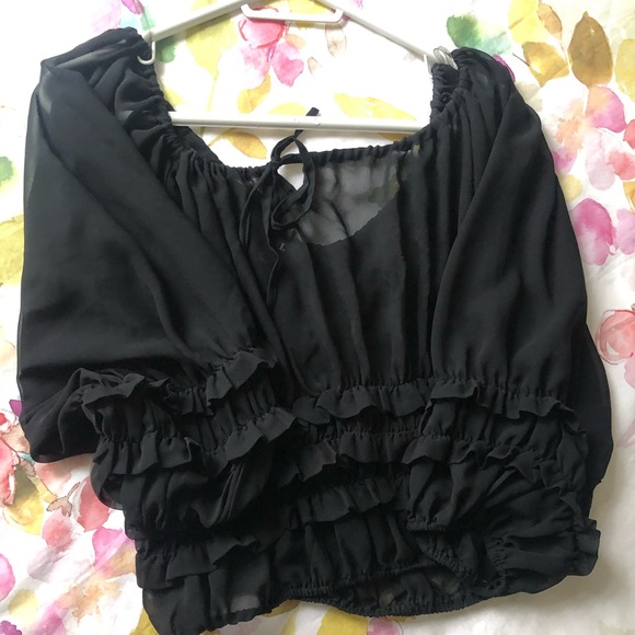 Super cute and sexy sheer top - Picture 3 of 8